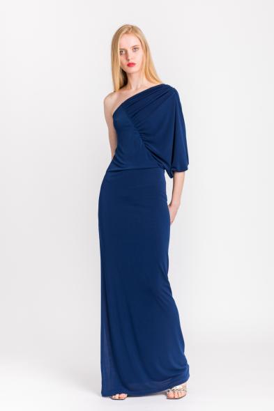 SO ALLURE - ABITO MONOSPALLA LUNGO BLU NEW YORK - foto 4