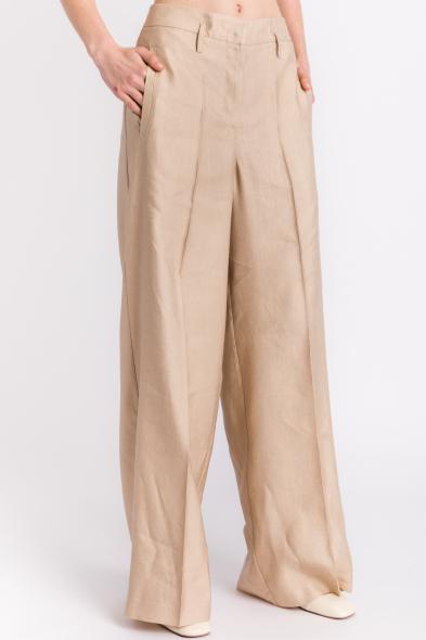 KARTIKA - IRIDESCENT SAND PALAZZO PANTS - photo 3