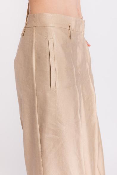 KARTIKA - IRIDESCENT SAND PALAZZO PANTS - photo 4