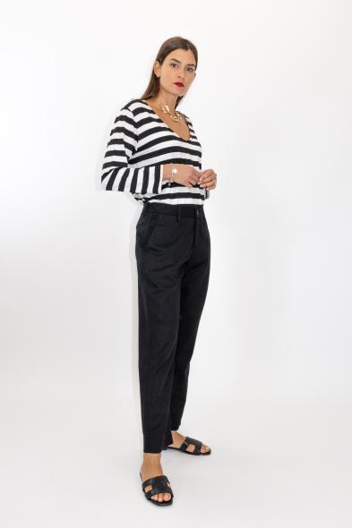 LATINO' - BLACK CHINO PANTS - photo 3