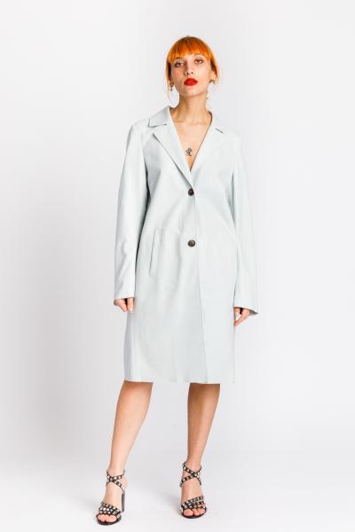 BENEDETTA NOVI - ICE LEATHER DUSTER COAT