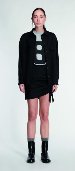 8PM - SHORT CURLED SKIRT
