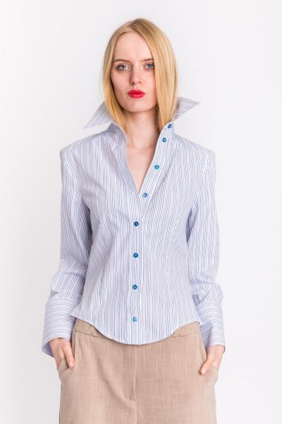 MERCI - STRIPED POPLIN SHIRT