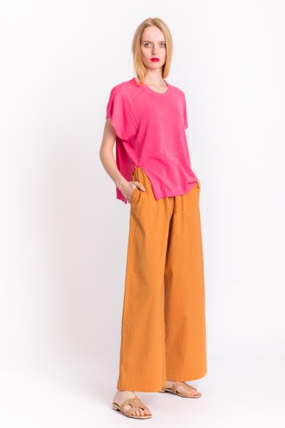 FLOOR - ACACIA PALAZZO COTTON TROUSERS