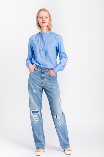 PT TORINO - JEANS PALAZZO MILEY CON  ROTTURE