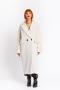 RA.ME - IVORY CARDED WOOL COAT