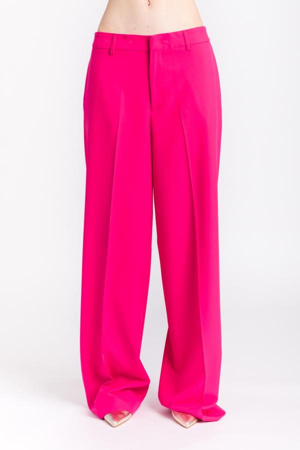 PT TORINO - PANTALONE PALAZZO CADY LORENZA FUCSIA - foto 2
