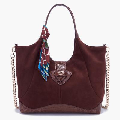 LA CARRIE - TEMPEST BROWN SHOPPING BAG