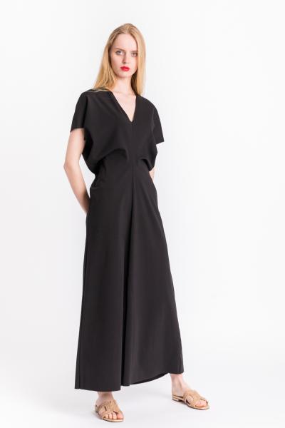 FLOOR -  LONG BLACK DRESS
