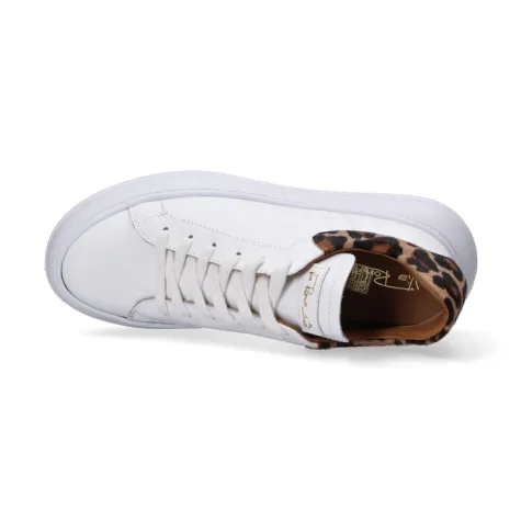 VIA ROMA 15 - WHITE LEATHER AND PONY LEATHER SNEAKERS - photo 5