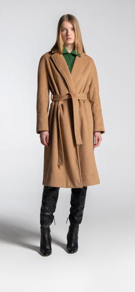 CROCHE'- CAMEL DRESSING COAT