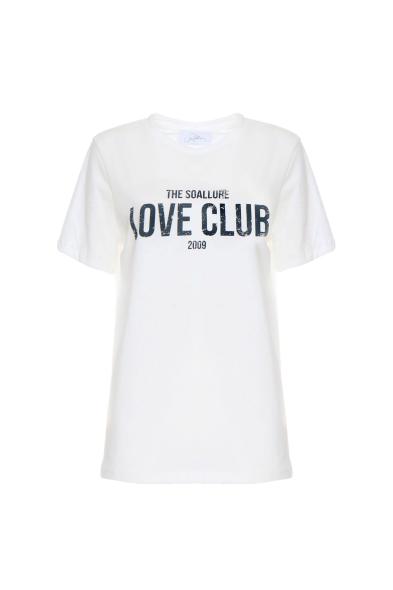 SO ALLURE- T-SHIRT BIANCA LOVE CLUB
