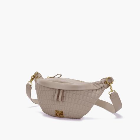 LA CARRIE - MIDE BEIGE QUILTED BAG - photo 1