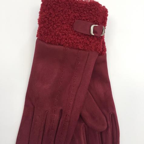 RED GLOVES WITH MONTONE  - photo 1