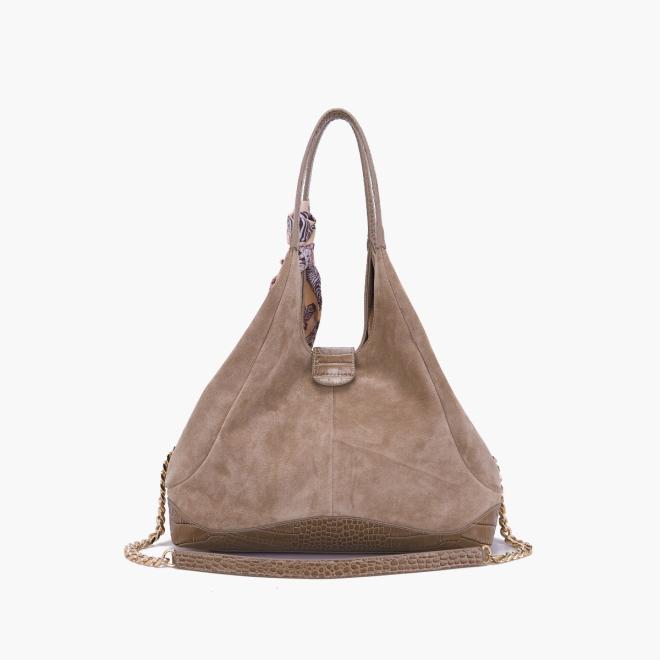 LA CARRIE - TEMPEST TAUPE SHOPPING BAG - photo 2