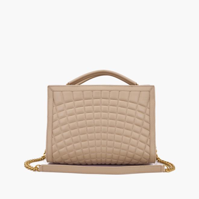 LA CARRIE - BEIGE TIDE QUILTED SHOPPING BAG - photo 3